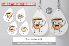Earring Panic Coffee Product Image 1