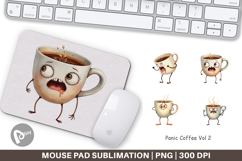 Mouse Pad Panic Coffee Product Image 1