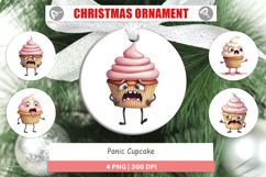 Ornament Panic Cupcake Product Image 1