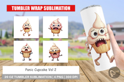 Tumbler Panic Cupcake Product Image 1