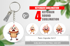 Keychain Panic Cupcake Product Image 1