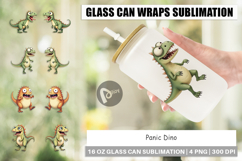 Glass Can Panic Dino Product Image 1