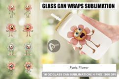 Glass Can Panic Flower Product Image 1