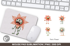 Mouse Pad Panic Flower Product Image 1