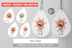 Earring Panic Flower Product Image 1