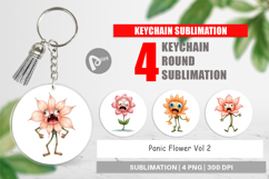 Keychain Panic Flower Product Image 1
