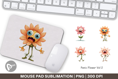 Mouse Pad Panic Flower Product Image 1