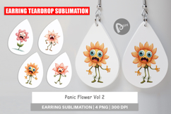 Earring Panic Flower Product Image 1