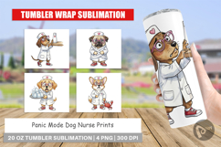 Panic Mode Dog Nurse Prints Tumbler Product Image 1