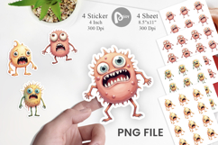 Panic Monster Sticker Product Image 1