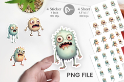 Panic Monster Sticker Product Image 1