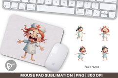 Mouse Pad Panic Nurse Product Image 1