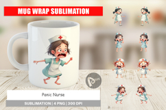 Mug Wrap Panic Nurse Product Image 1