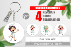 Keychain Panic Nurse Product Image 1