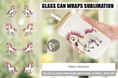 Glass Can Panic Unicorn Product Image 1