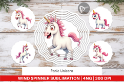 Wind Spinner Panic Unicorn Product Image 1