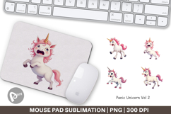 Mouse Pad Panic Unicorn Product Image 1