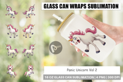 Glass Can Panic Unicorn Product Image 1