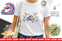 Panicked UFO Surf Sublimation Product Image 1