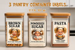 Funny Pantry Labels | Brown Sugar Pasta Powdered Product Image 1
