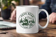 Camping Dad SVG Bundle, 7 Retro Outdoors PNG Retro Design Product Image 6