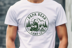 Papa Bear SVG for Cricut, Camp Co PNG for Sublimation Design Product Image 2