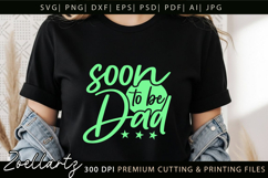 Fathers Day SVG Daddy Papa Soon To Be Dad T-shirt Mug Design Product Image 8