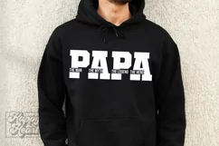 The Man The Myth The Legend Papa SVG - Fathers Day PNG Product Image 3