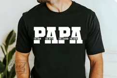 The Man The Myth The Legend Papa SVG - Fathers Day PNG Product Image 4