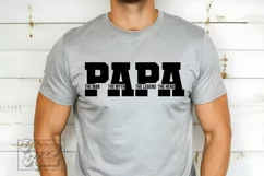 The Man The Myth The Legend Papa SVG - Fathers Day PNG Product Image 5