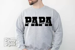 The Man The Myth The Legend Papa SVG - Fathers Day PNG Product Image 6