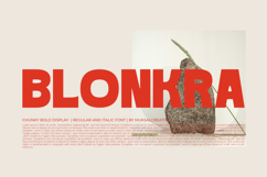 Blonkra Chunky Bold Display Sans Font Product Image 1