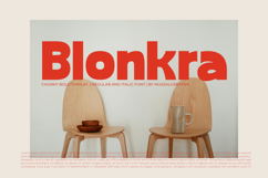 Blonkra Chunky Bold Display Sans Font Product Image 6