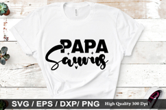 Papa Saurus SVG - Father&#039;s Day Design Product Image 1