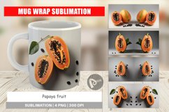 Mug Wrap Design Papaya fruit Product Image 1