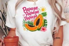 Papaya Tropical Sunshine Sublimation PNG Design File Product Image 2