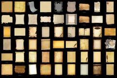 350 PAPER, SCROLLS TRANSPARENT PNG FILES, PHOTOSHOP OVERLAYS Product Image 2