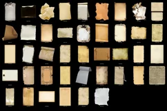 350 PAPER, SCROLLS TRANSPARENT PNG FILES, PHOTOSHOP OVERLAYS Product Image 6