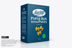 Paper Box with Pasta Mockup Product Image 3