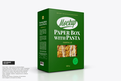 Paper Box with Pasta Mockup Product Image 3