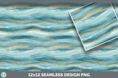 Aqua Blue Seamless Glitter Textured Background Papers Scrapb Product Image 3