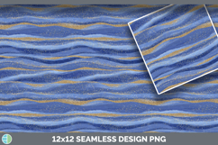 Periwinkle Blue Seamless Glitter Textured Background Papers Product Image 3