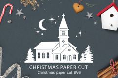 Christmas paper cut / Christmas SVG File Product Image 1