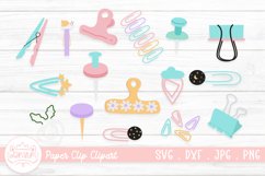 Paper Clip Clipart Bundle | Paper Clip Sticker Product Image 1