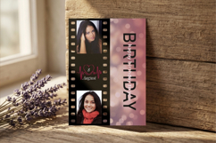 Birthday Photo Collage PSD Template - Film Strip Design. Product Image 7