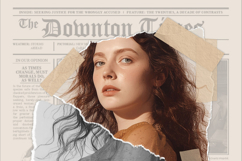 Torn paper and cut out portrait photo effect Product Image 4