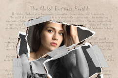 Editable ripped paper cut portrait effect Product Image 8