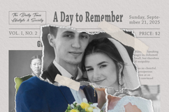 Wedding Ripped Paper Cut Photo Effect Product Image 5