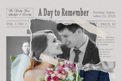 Wedding Ripped Paper Cut Photo Effect Product Image 4