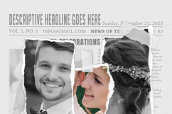 Wedding Paper Cut Photo Template Product Image 4